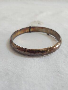 Sterling Silver Hinged Bangle Bracelet